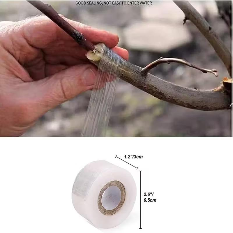 PE Grafting Tape Film Self-adhesive Garden Tree Plants Seedlings Vine Tomato Grafting Accessories Stretchable 3cm Width