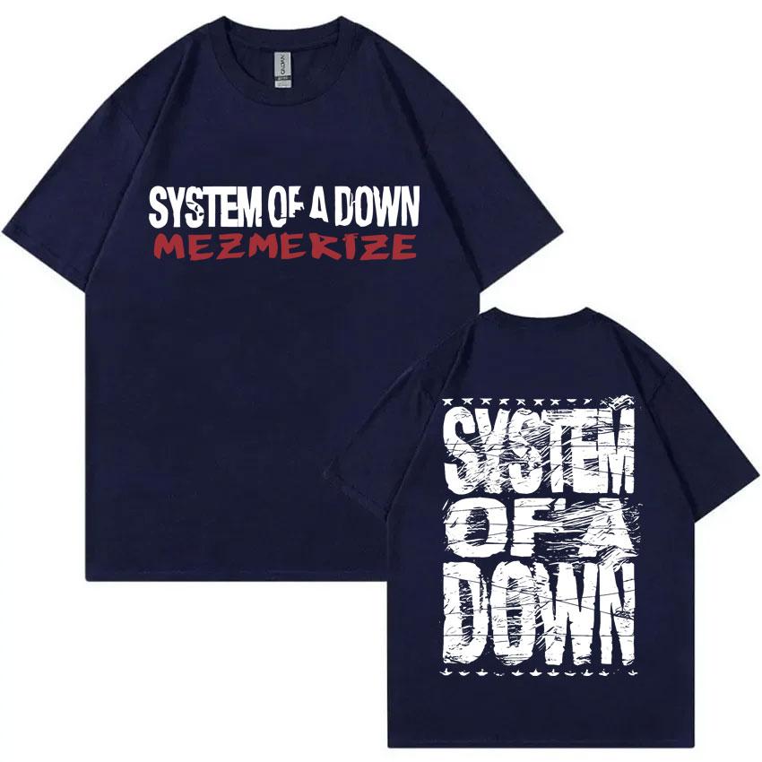 Ock Band System of A Down Mezmerize Tshirt Mens and Womens Retro Alternative Metal Music Tshirt Fashion Oversized Tshirt