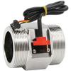 Stainless Steel Hall Water Flow Sensor DN40 DN50 5-150L/min Liquid Flow Meter Switch For Industrial Hydraulic Systems