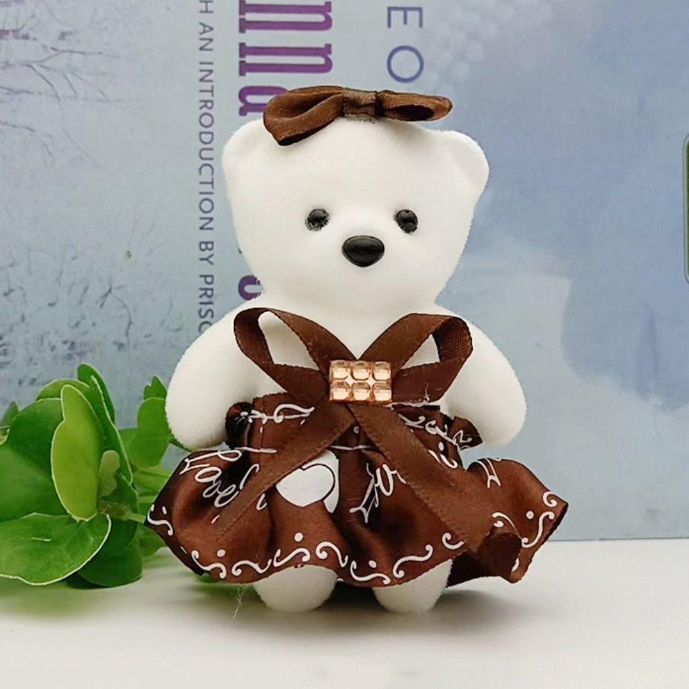 10pcs/set Foam Bear Bear Plush Foam Toys Plush Doll Cartoon Bouquet Doll  Girlfriends