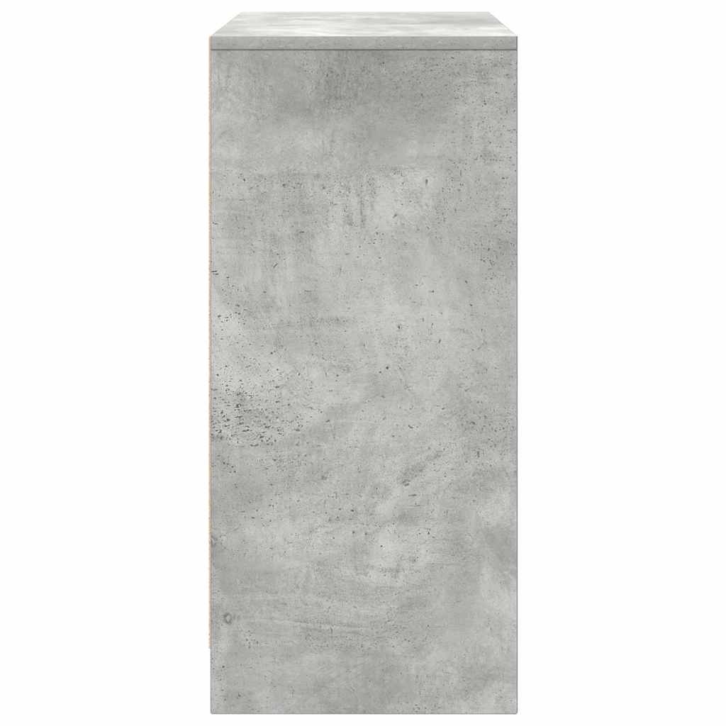 Shoe Cabinet Concrete Grey 57 x 34 x 76 cm Engineered Wood