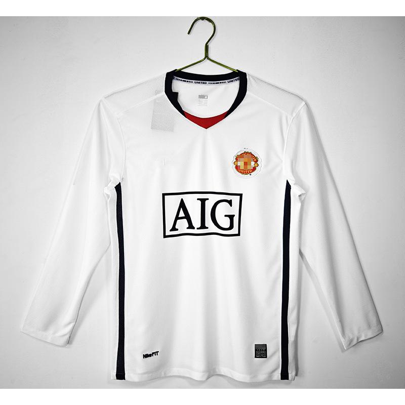 Red Devils 0406 Manchester United Premier League Jersey No. 7 C Ronaldo Long Short Sleeve  Rooney 08-09 Champions League Edition Manchester United