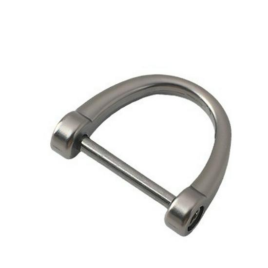 Hufeisen Schnalle D-Ring Schlüsselanhänger Anhänger, 17mm Zinklegierung