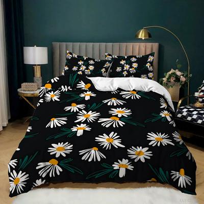Zestaw poszwy na kołdrę Daisy Naturalny Zestaw pościeli Daisy Mały Świeży Motyw Kwiatowy Poszwa na kołdrę Mikrofibra Rozmiar Queen King Poszwa na kołdrę