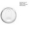 Cup Lid Food Grade BPA Free Plastic Sliding Transparent Replacement Straw Hole Splash Resistant 20oz Skinny Tumbler Cover Home Supplies
