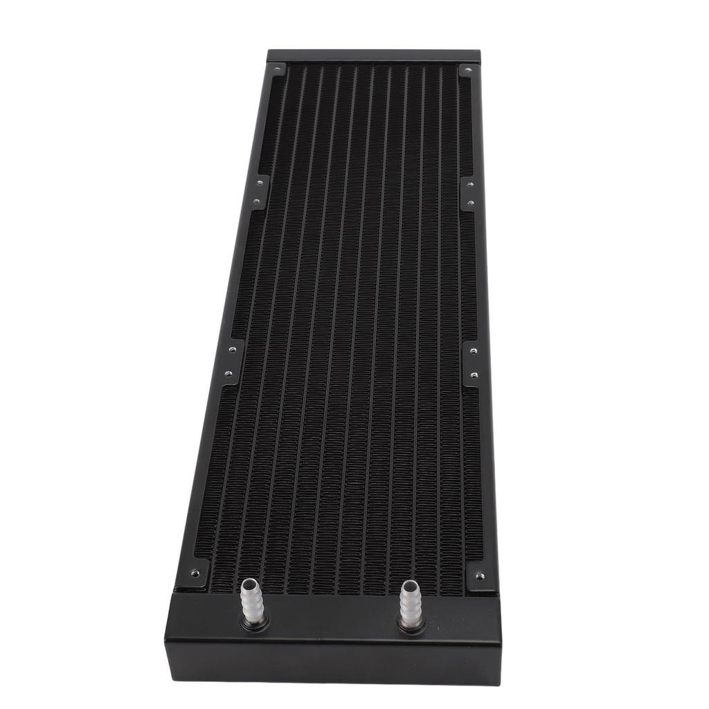 Wasserkühlungsradiator 12 Rohre 22mm Dicke Aluminiumlegierung Computer Wärmetauscher Radiator für 6‑7mm Weichschlauch