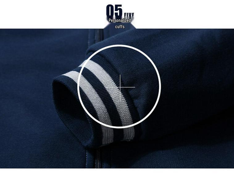 Men's Plus-Size Casual Sportswear Set (M-6XL) for Spring/Autumn - Youth & Couples