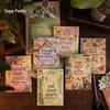 Nature Observation Series - Retro Washi Paper Sticker Pack for DIY Journals (6 Styles)