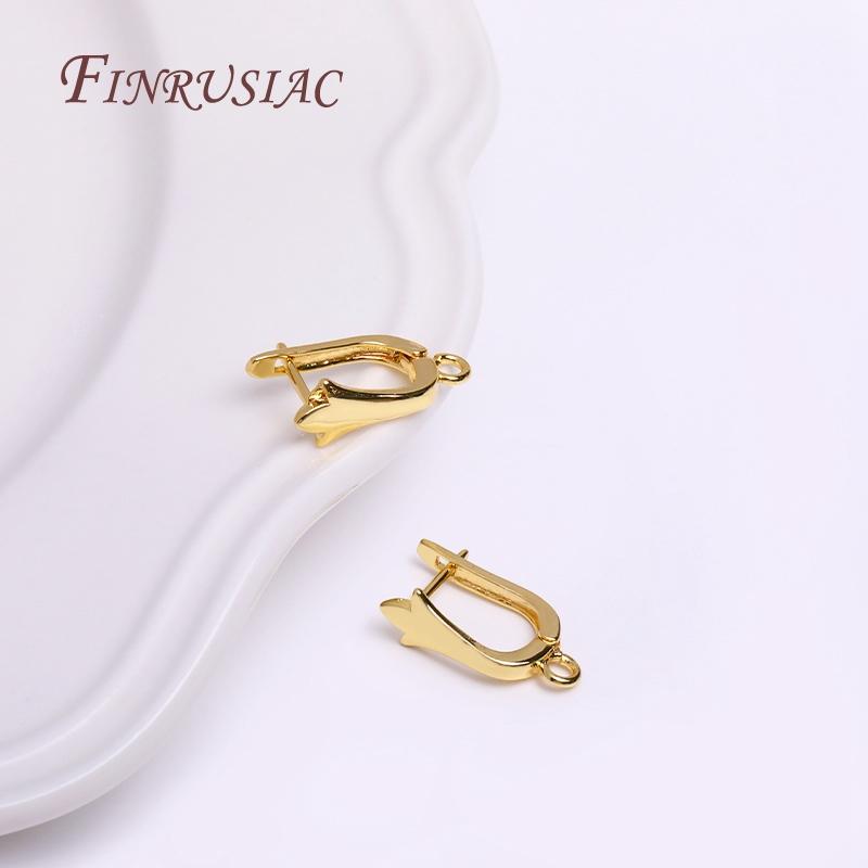 DIY Earrings Clasps Hooks For Women Jewelry Making Supplies Lever Back Open Loop Fasteners Ear Hooks Earrings Findings