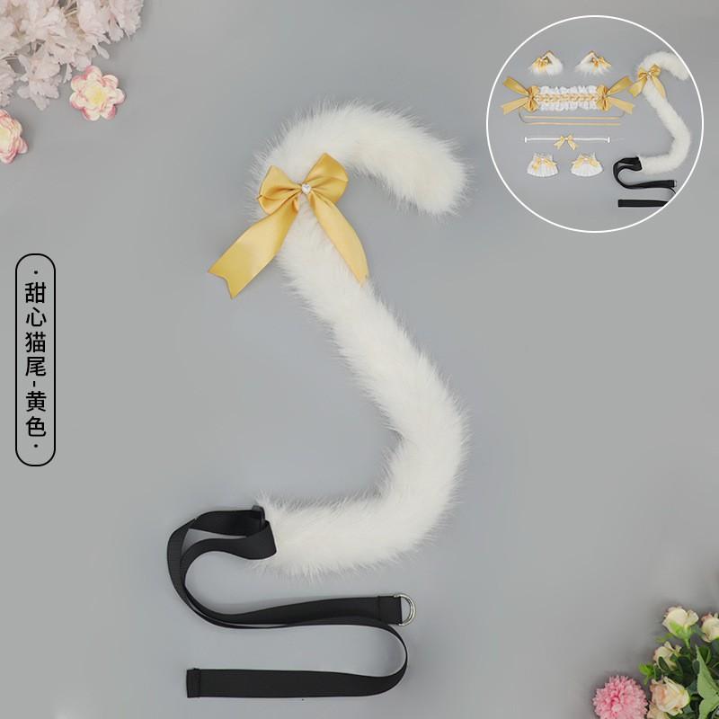 Handmade Plush Cat Ear Hair Clip Women Sweet Kawaii Lolita Accessory In Multiple Colors