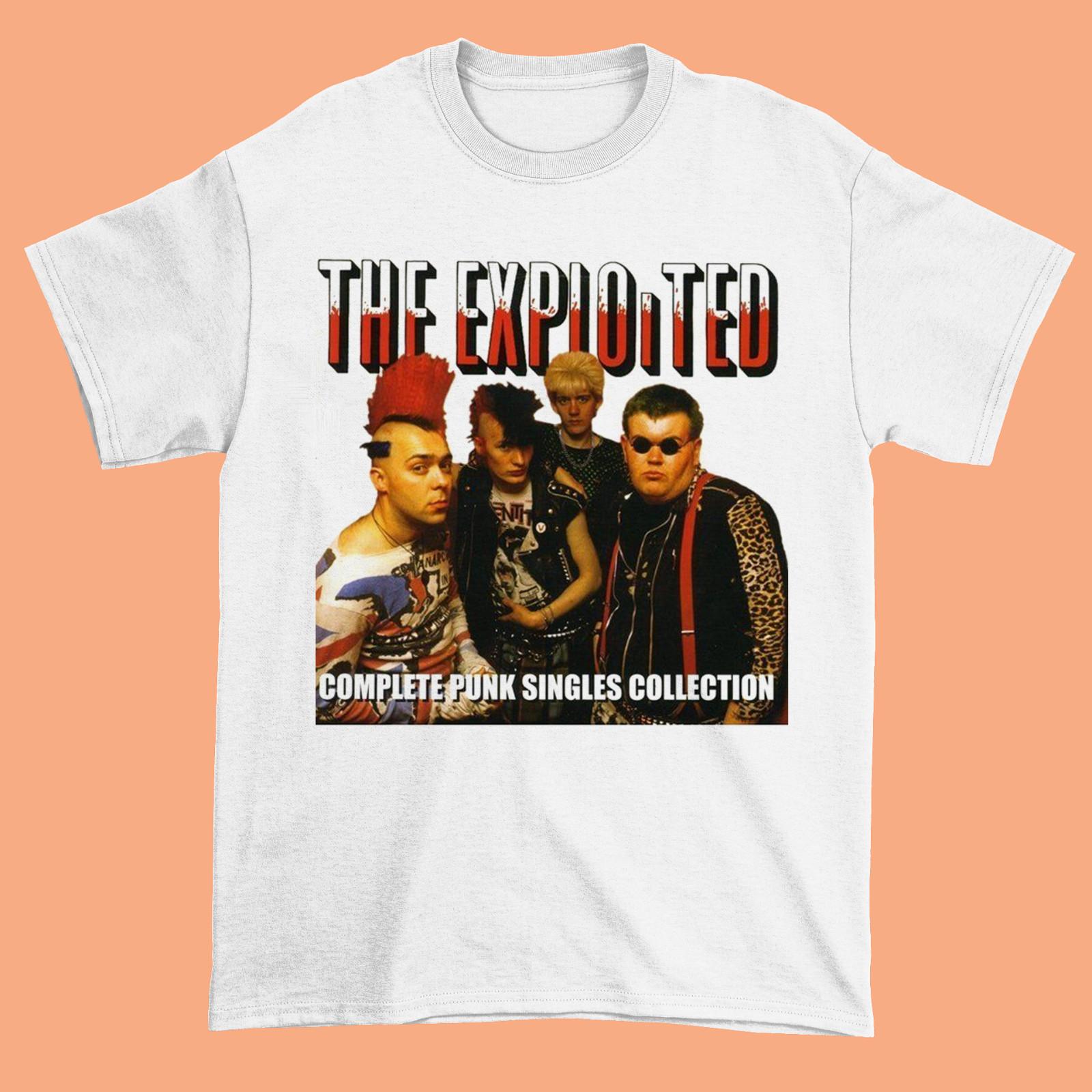 The Exploited Members Band Cotton White All Size Unisex Classic Shirt CM719 XXXXL