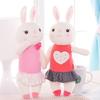 37cm/14in Stuffed Rabbit Plush Toy Easter Bunny Figure PP Cotton for Doll Room Decoration Kid Emotion Appease House Orna