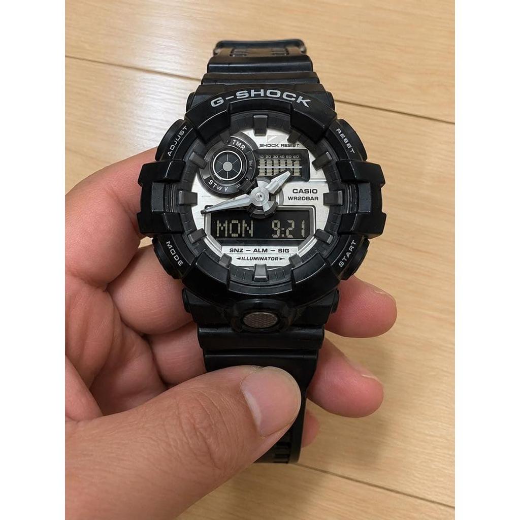 Used CASIO G-SHOCK GA-110 Black Ana-Digi WR20BAR