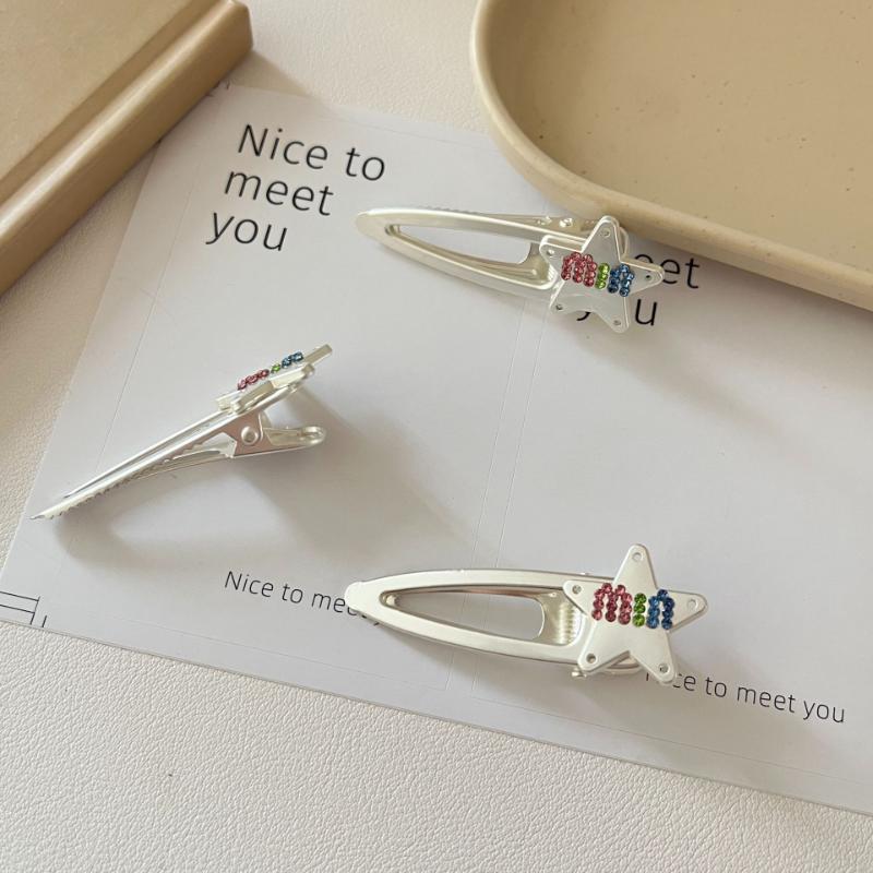 

Заколка для волос в стиле звезды, серебро Y2K, шпилька в стиле Millennium Spicy Girl, зажим для волос в виде звезды, заколка для волос, шпилька Liu, зажим для рта в форме утки