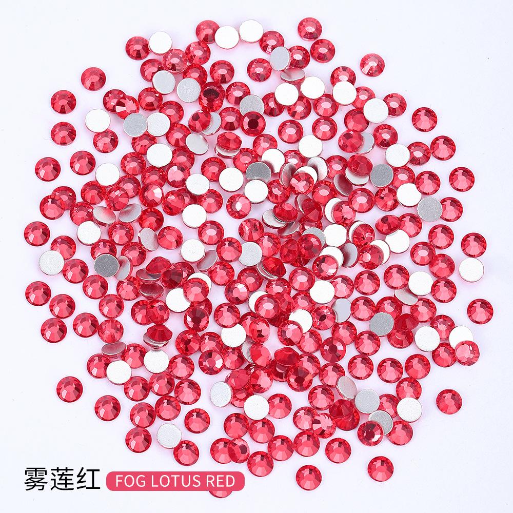 New Color Velvet Purple Electroplated Manicure Flat Bottom Rhinestone, Crystal Glass Drill Diy Manicure Nail Decorative Accessories