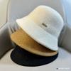 Meier Wool knitted bucket hat autumn and winter versatile fashion foreign style warm retro basin hat