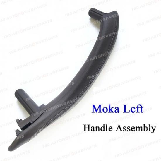 Door Pull Handle Cover with Leather Assembly For BMW X5 X6 F15 F16 2014 -2018