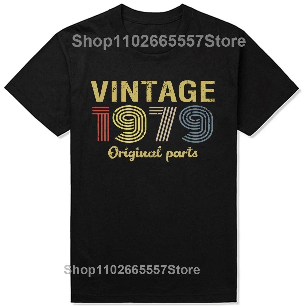 Made In 1979 Limited Edition 45 Years Of Being Awesome T Shirts Gifts Cotton Summer Tees Tops Unisexs Short Sleeve Tshirt