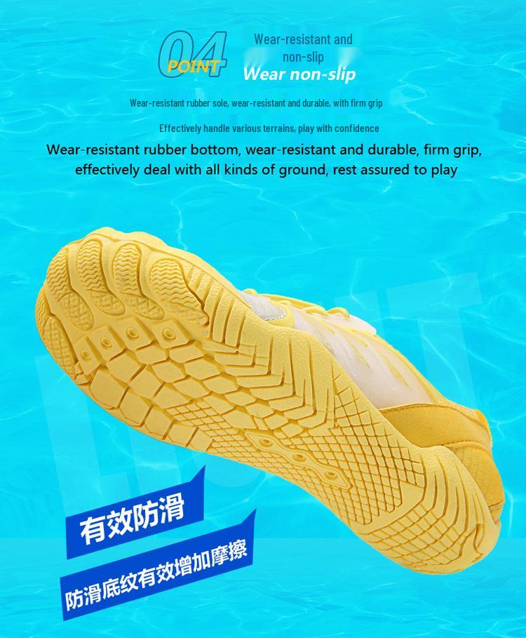 Kids' Non-Slip Breathable Water Shoes - Soft Sole for Swimming, Beach, & Fitness Activities