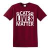 Cats Life Matter TShirt Kitty Animal Lover Rescue Kitten Funny Unisex T-Shirt