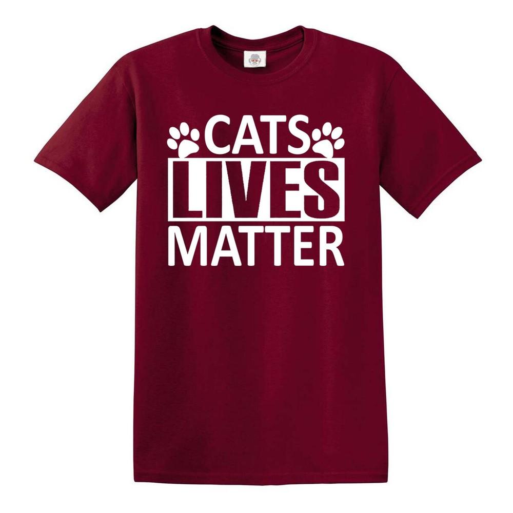Cats Life Matter TShirt Kitty Animal Lover Rescue Kitten Funny Unisex T-Shirt