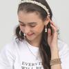 LALA Pearl Hairband - Ivory