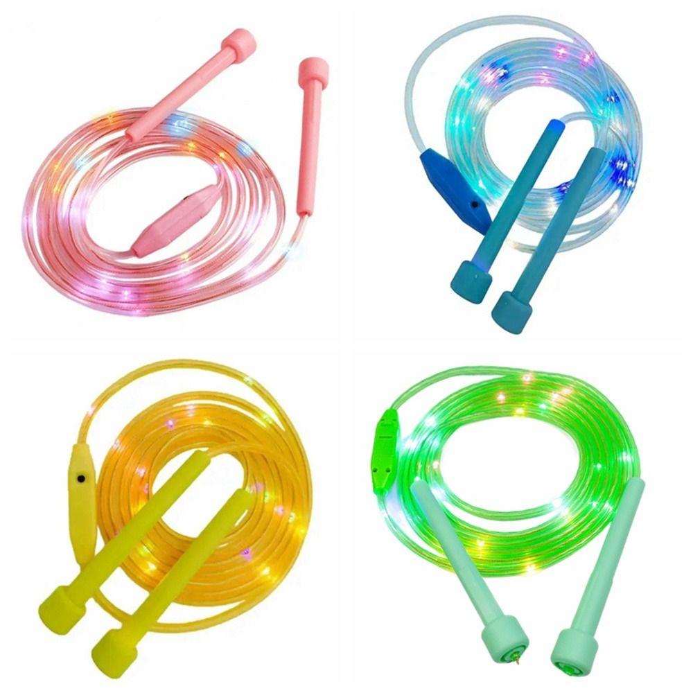 Enhance Flexibility LED Jump Ropes Fun Fitness Light Up Jump Ropes  Physical Exercise