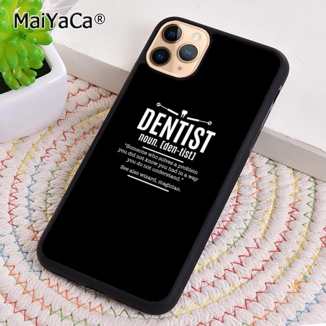

MaiYaCa Dentist Definition Funny Cool Sarcastic Dentists Phone Case Cover For iPhone 17 Air 16 15 plus 11 12 13 14 pro max iPhone 11pro max
