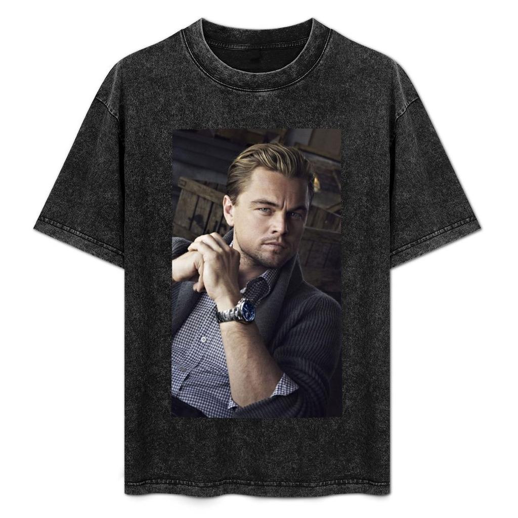T-shirt Leonardo Wilhelm Dicaprio Manica Corta Resistente agli Odori