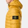 STONE ISLAND FW24 Nylon Daunen-TC Wasserabweisend Kapuzen-Reißverschluss Langarm Leichte gesteppte Jacke Unisex Jacken Senfgelb 811540324-V0034