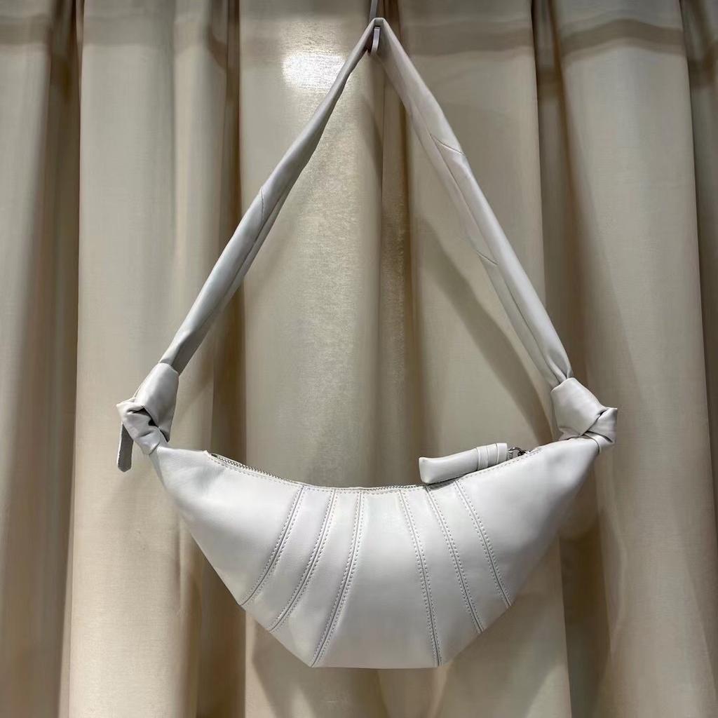 Spot Croissant Version Croissant Tasche Umhängetasche Flache Ersatzleder Knödel Tasche Schafsleder Brusttasche Schultertasche