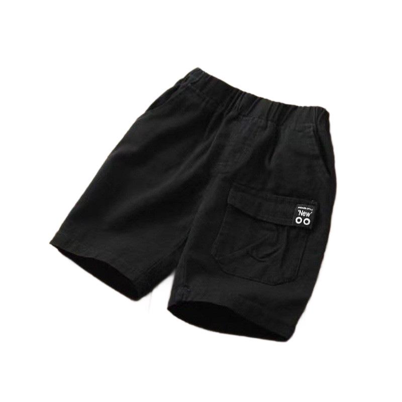 Trendy Boys' Breathable Summer Workwear Shorts - Casual, Loose Fit for Toddlers & Babies