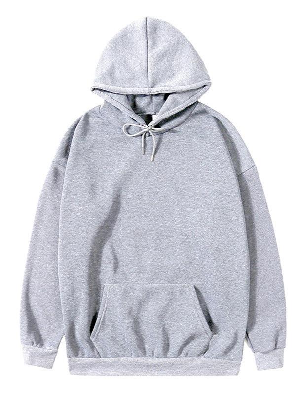 European American Plus Velvet Loose Casual Hooded Sweatshirt - Women's Autumn Winter Wear