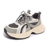 Retro dad shoes women's ins tide 2025 spring new thick-soled heightening versatile fashion casual lightweight sports shoes