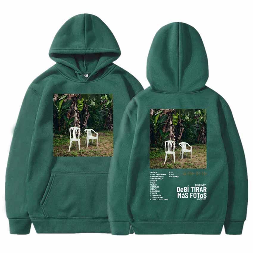 Women Clothes Bad Bunny DTMF Debí Tirar Más Fotos Hoodies 2025 Album Printing Sweatshirts Winter Casual Sudaderas Para Mujer