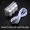 Custom Office USB Mini Keyboard with Double TYPE-C: 6-Key for Copy, Paste, Cut, Select All, Save
