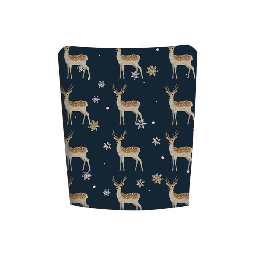 Christmas Printed Chair Cover, Available For Banquets, Family Dinners, Christmas Atmosphere, Home Decoration, Restaurant Christmas Decoration