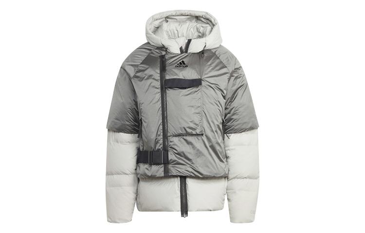 Мужская зимняя пуховая куртка Adidas Металлик Серый FT2420 S