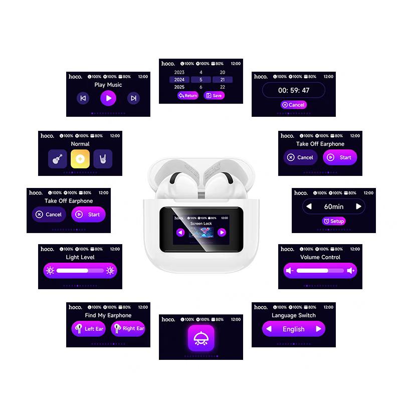 HOCO EW73 Bluetooth Headset with Display