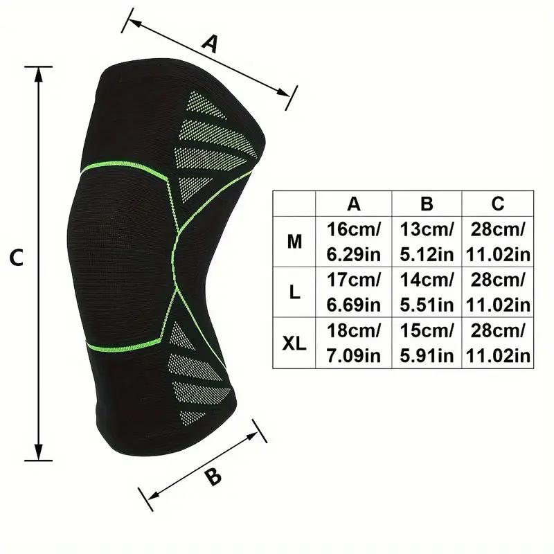 Four-sided Elastic Three-dimensional Knitting Sports Breathable Knee Pads Basketball Running Leggings Outdoor Mountaineering Riding Knitted Knee Pads