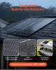 2PCS 400W Bifacial Solar Panels, 16BB N-Type Monocrystalline PV Module 24% Efficiency, IP65 Waterproof Solar Panel with MC4 Output & Aluminum Frame