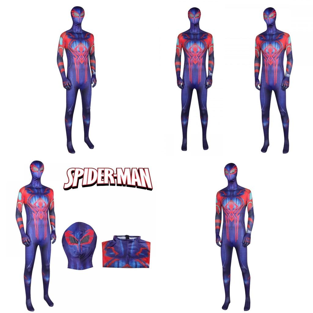 Sweet Dada Space Self-sufficient Hero 2099 Cosplay Bodysuit Costume For Men Full Set With Hood
