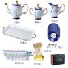 Coffee Cup Saucer Afternoon Tea Set Exquisite Bone China Water Set Light Luxury Flower Tea Cup Household Set With Tray