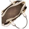 Michael Kors Reed Logo Gold Hardware Leather Shoulder Crossbody Handbag Small Women handbag Ivory 35F4G6RS1T-2171