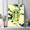 Leeds United team badge Pattern  3pcs 100% Round Full Drill 5D DIY Diamond Painting Embroidery Cross Stitch Rhinestone Décor