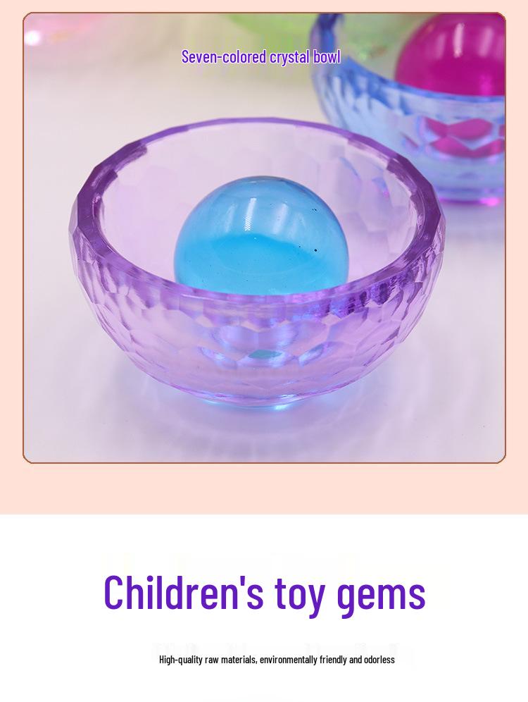 Kids' Crystal Gem Toys & Jewelry Ornaments - Creative Wedding Props & Decorations