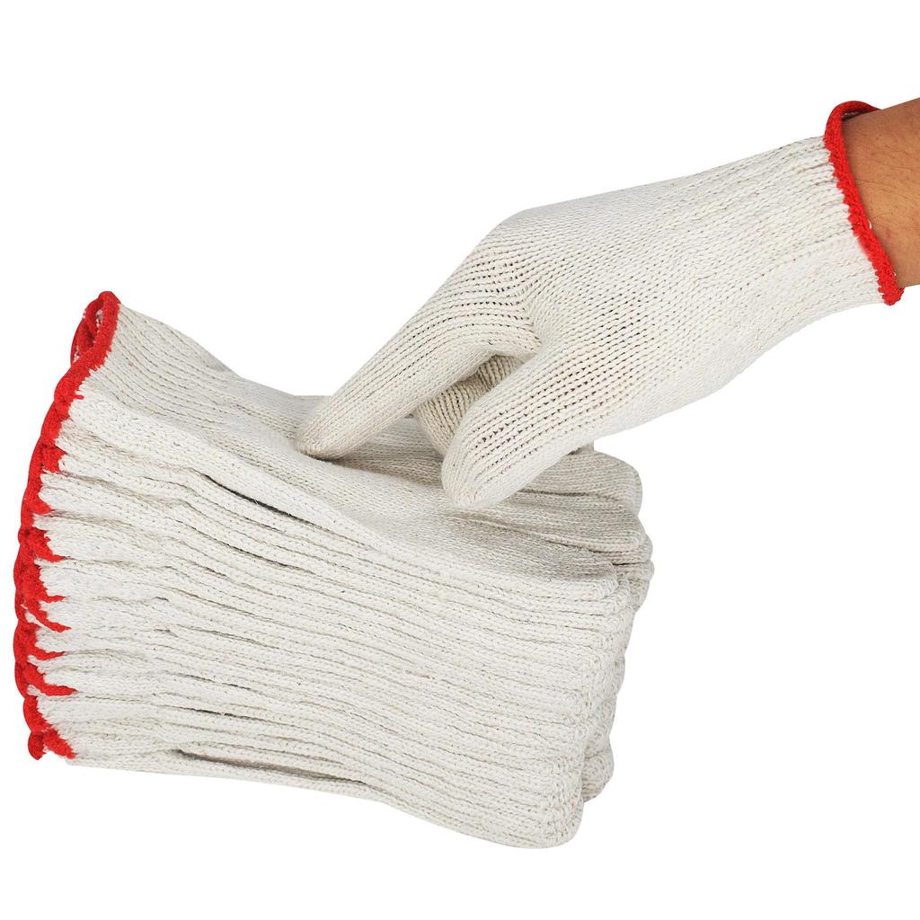 Cotton Yarn Labor Protection Gloves: 700g, 800g, 900g Work-Resistant Construction Site Wear