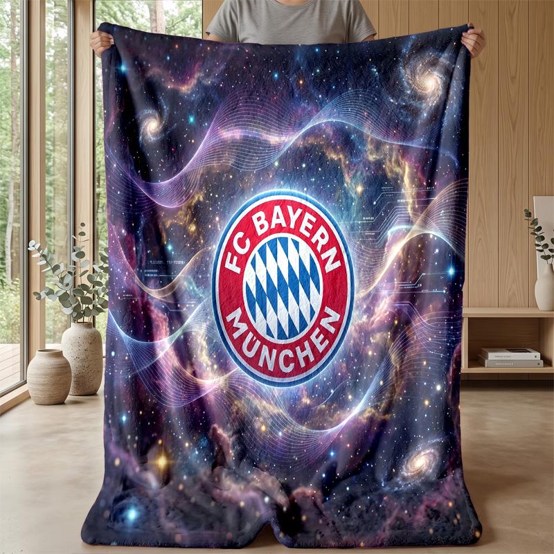 Manta Temática do Bayern de Munique Manta Macia de Flanela Manta Plush para Jogar Manta Aconchegante para Sofá Cama para Decoração de Casa