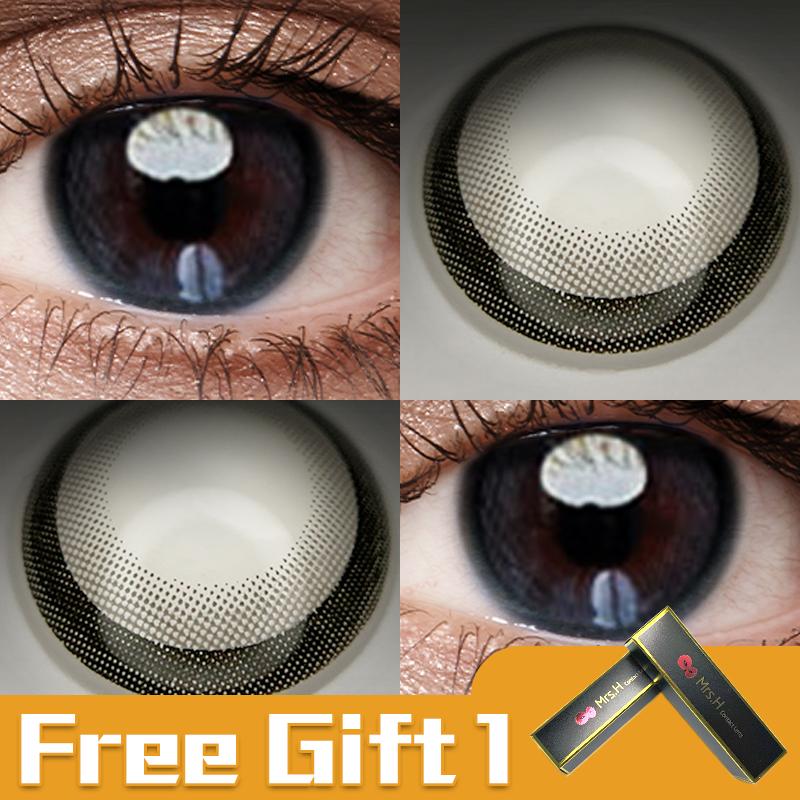 

2p/pair Mrs.H Genuine Brand Lollipop Beauty Pupil Throwing Party Invisible Myopia Glasses Large