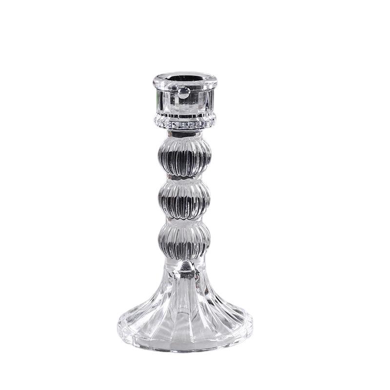 Vintage French Crystal Candle Holder for Aromatherapy & Dinner Ambiance